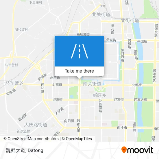 魏都大道 map