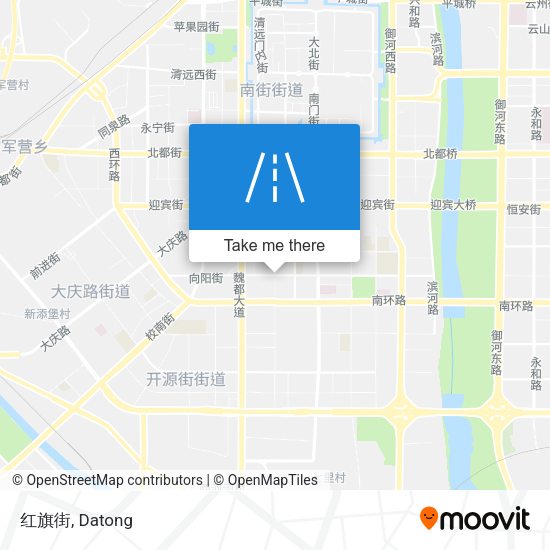 红旗街 map