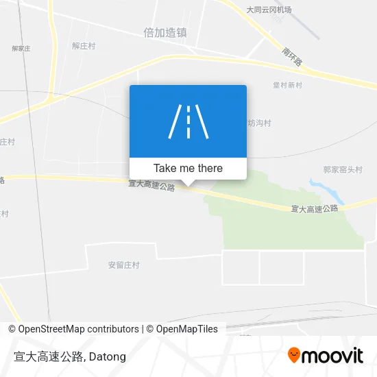 宣大高速公路 map
