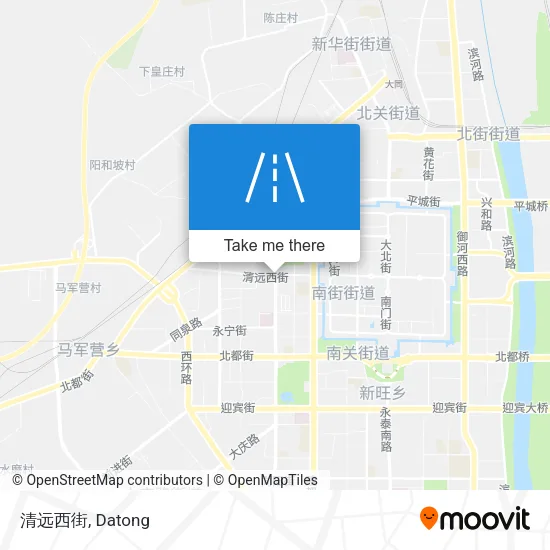 清远西街 map