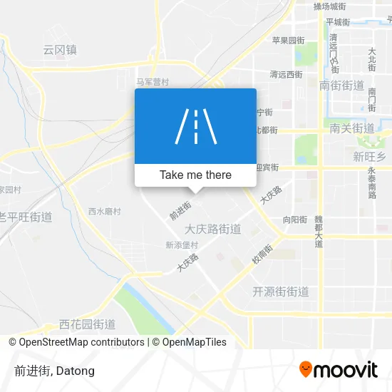 前进街 map