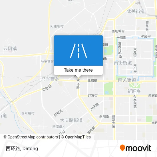 西环路 map