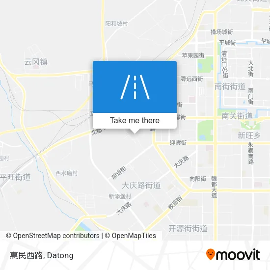 惠民西路 map
