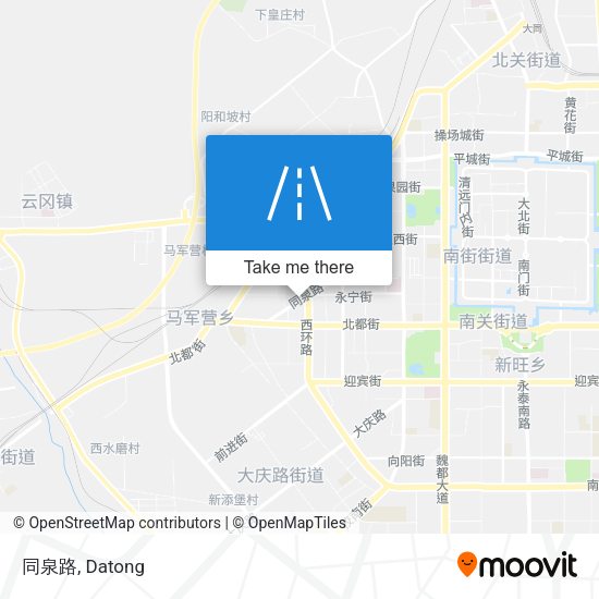 同泉路 map