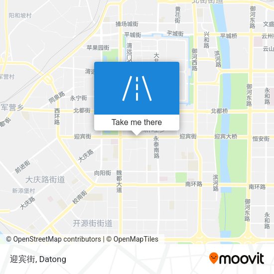 迎宾街 map