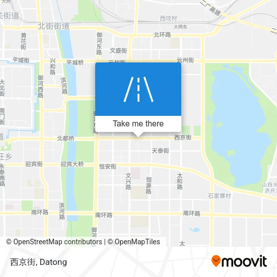 西京街 map
