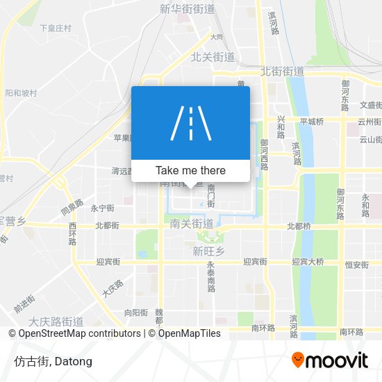 仿古街 map