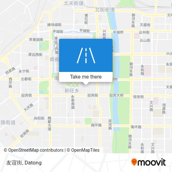 友谊街 map