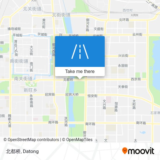 北都桥 map