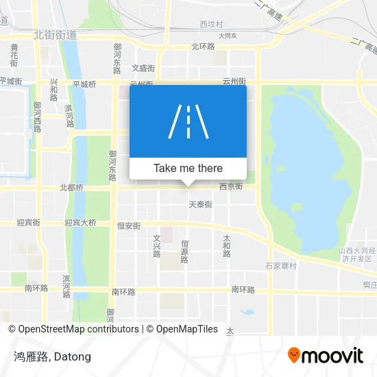 鸿雁路 map
