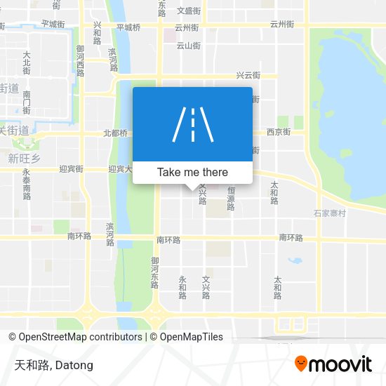 天和路 map