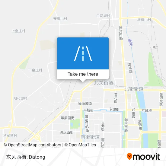 东风西街 map