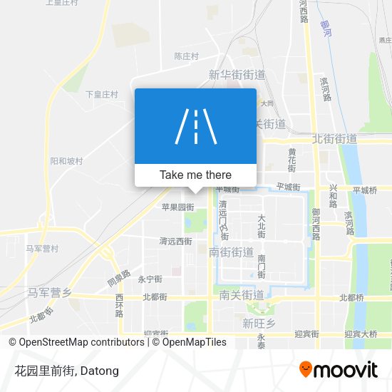花园里前街 map