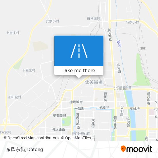 东风东街 map