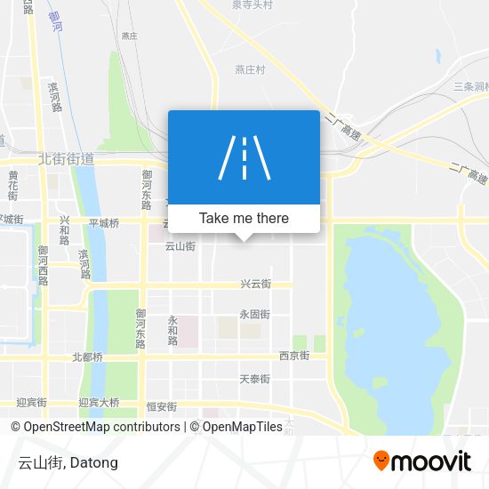 云山街 map