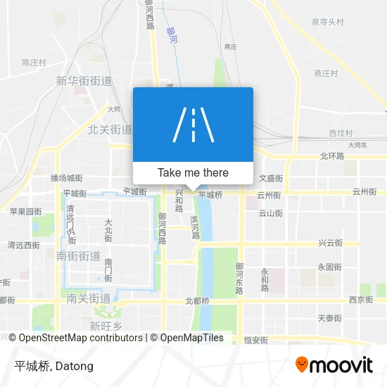平城桥 map
