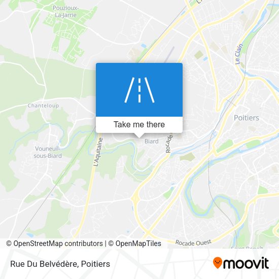 Rue Du Belvédère map