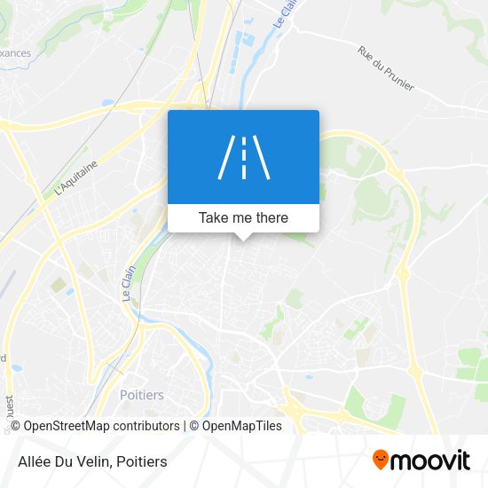 Allée Du Velin map