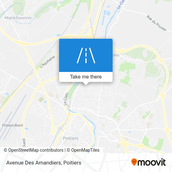 Avenue Des Amandiers map