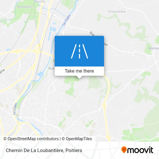 Chemin De La Loubantière map