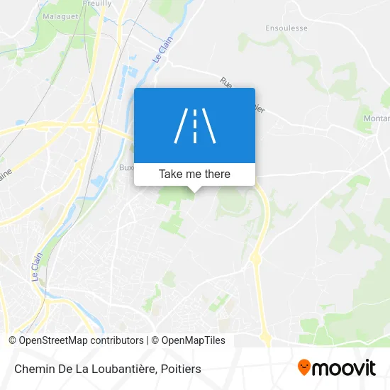 Chemin De La Loubantière map
