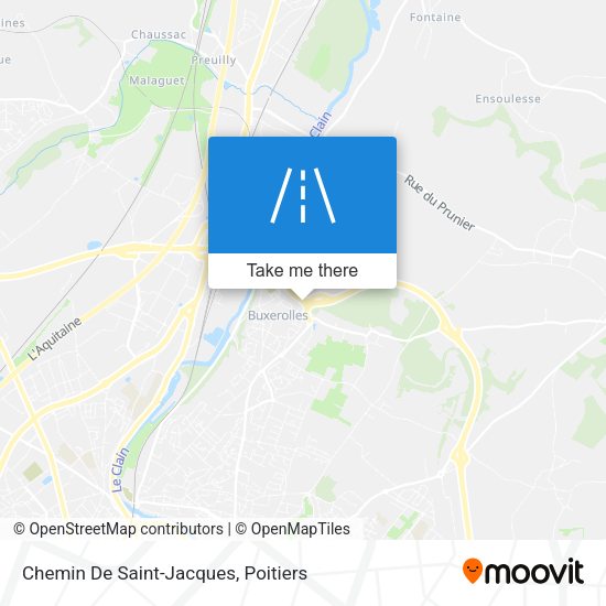 Chemin De Saint-Jacques map