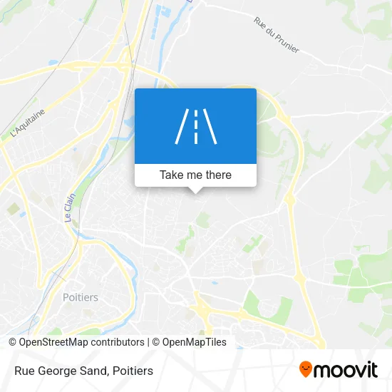 Rue George Sand map