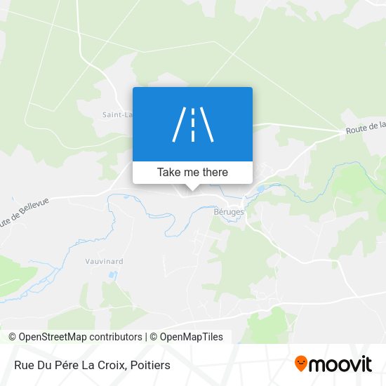 Rue Du Pére La Croix map