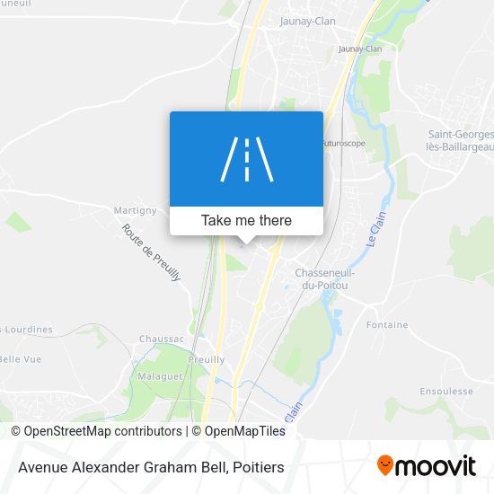 Avenue Alexander Graham Bell map