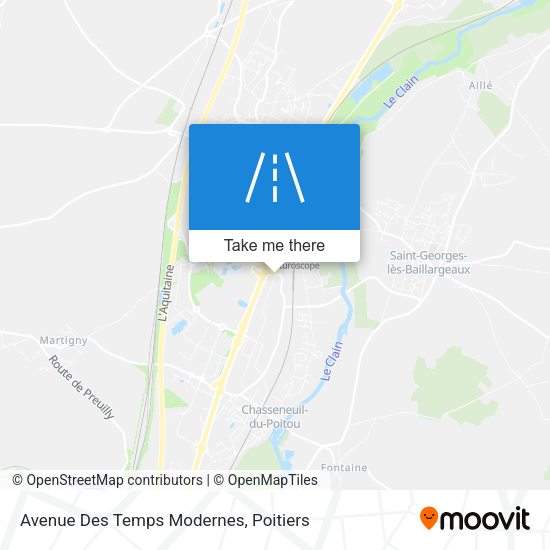 Avenue Des Temps Modernes map