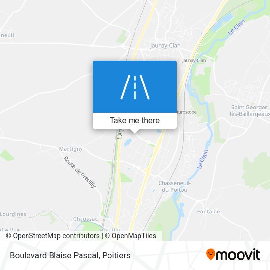 Boulevard Blaise Pascal map