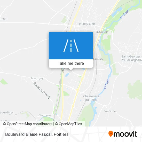 Boulevard Blaise Pascal map