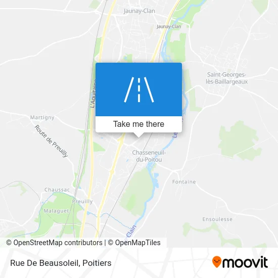 Rue De Beausoleil map