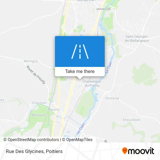 Rue Des Glycines map