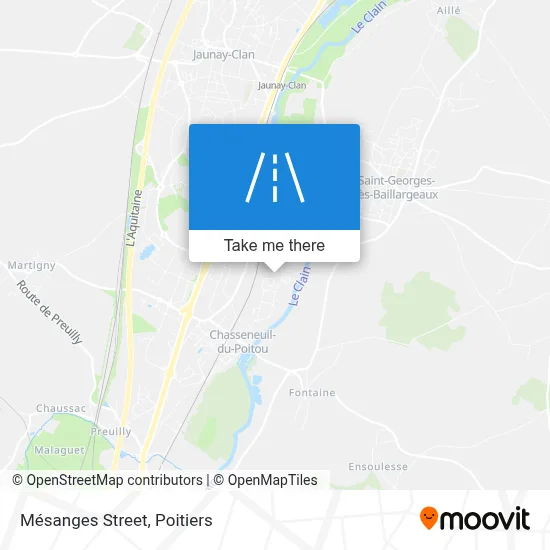 Rue Des Mésanges map