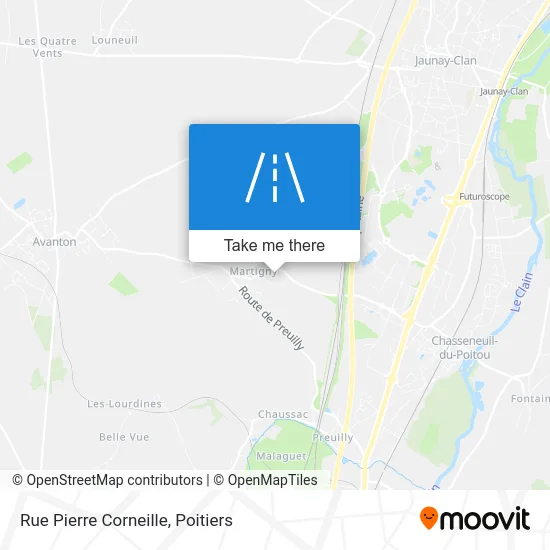 Rue Pierre Corneille map