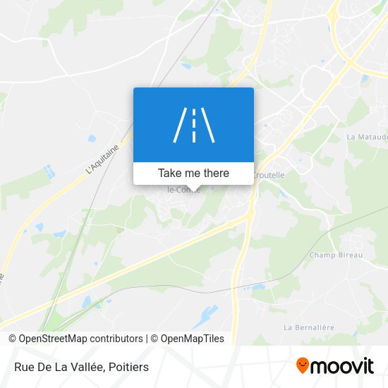 Rue De La Vallée map