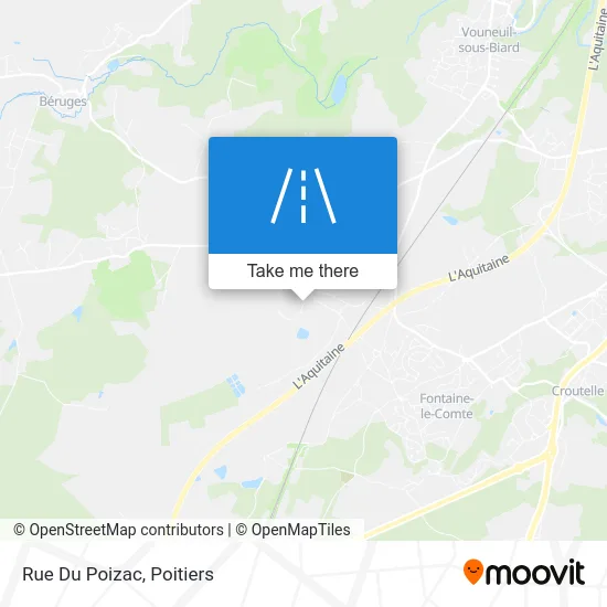 Rue Du Poizac map