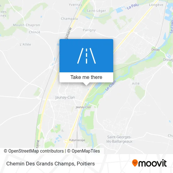 Chemin Des Grands Champs map