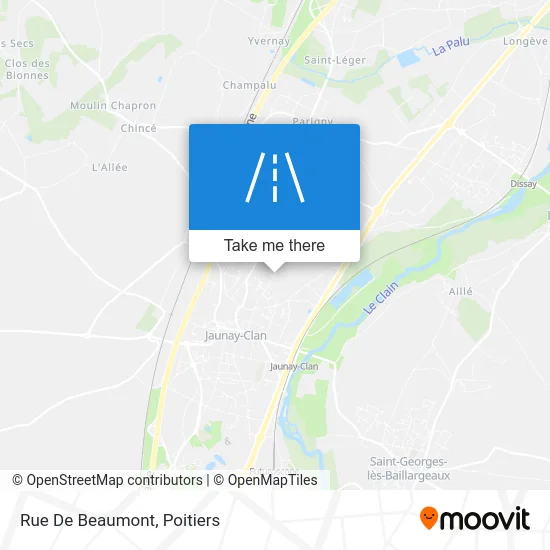 Rue De Beaumont map