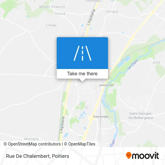 Mapa Rue De Chalembert