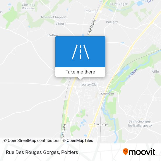 Rue Des Rouges Gorges map