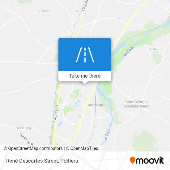 Rue René Descartes map