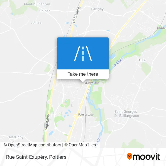 Rue Saint-Exupéry map