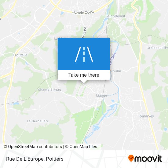 Rue De L’Europe map