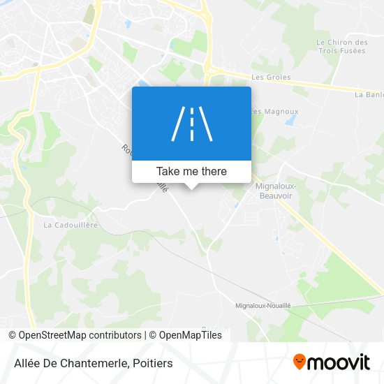 Allée De Chantemerle map