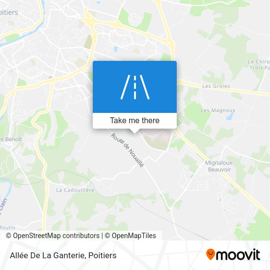 Allée De La Ganterie map