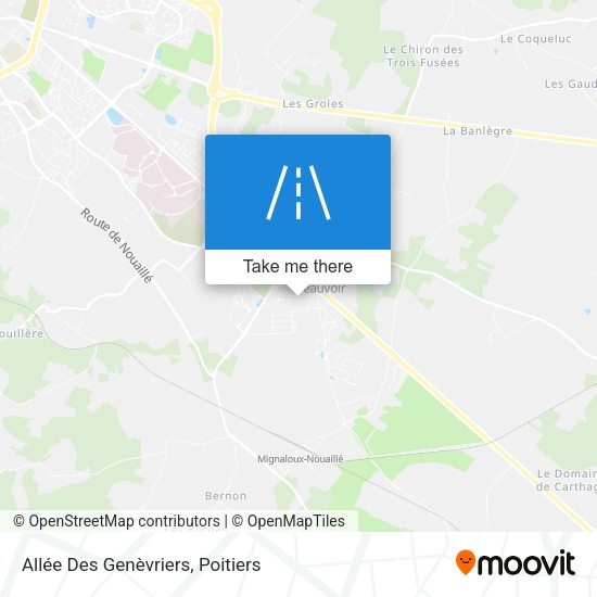 Allée Des Genèvriers map
