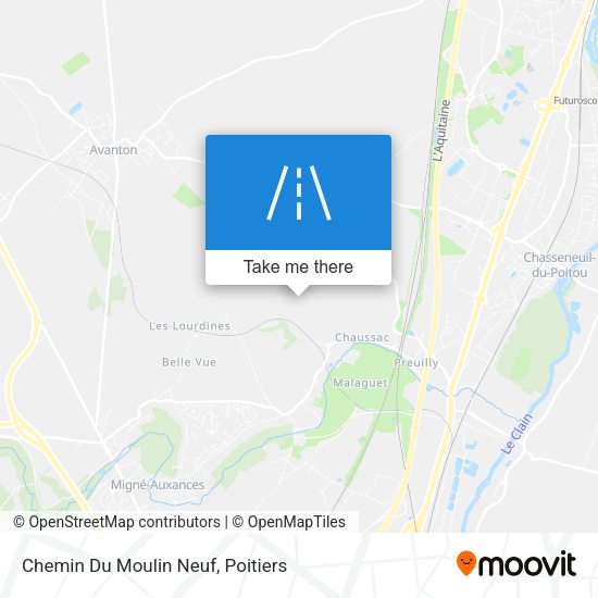 Chemin Du Moulin Neuf map