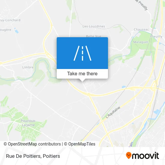 Rue De Poitiers map